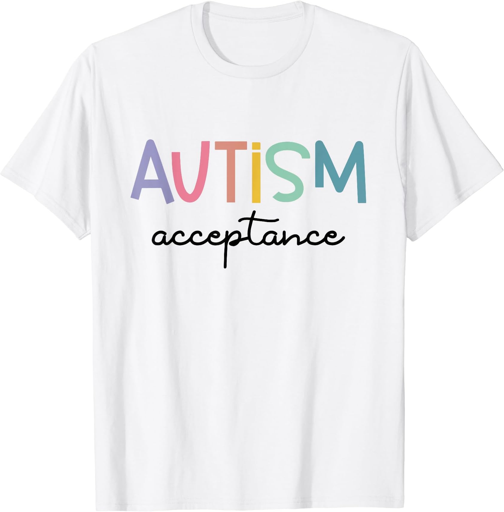 Autism Awareness Acceptance Shirt for Teacher Women Kids T-Shirt