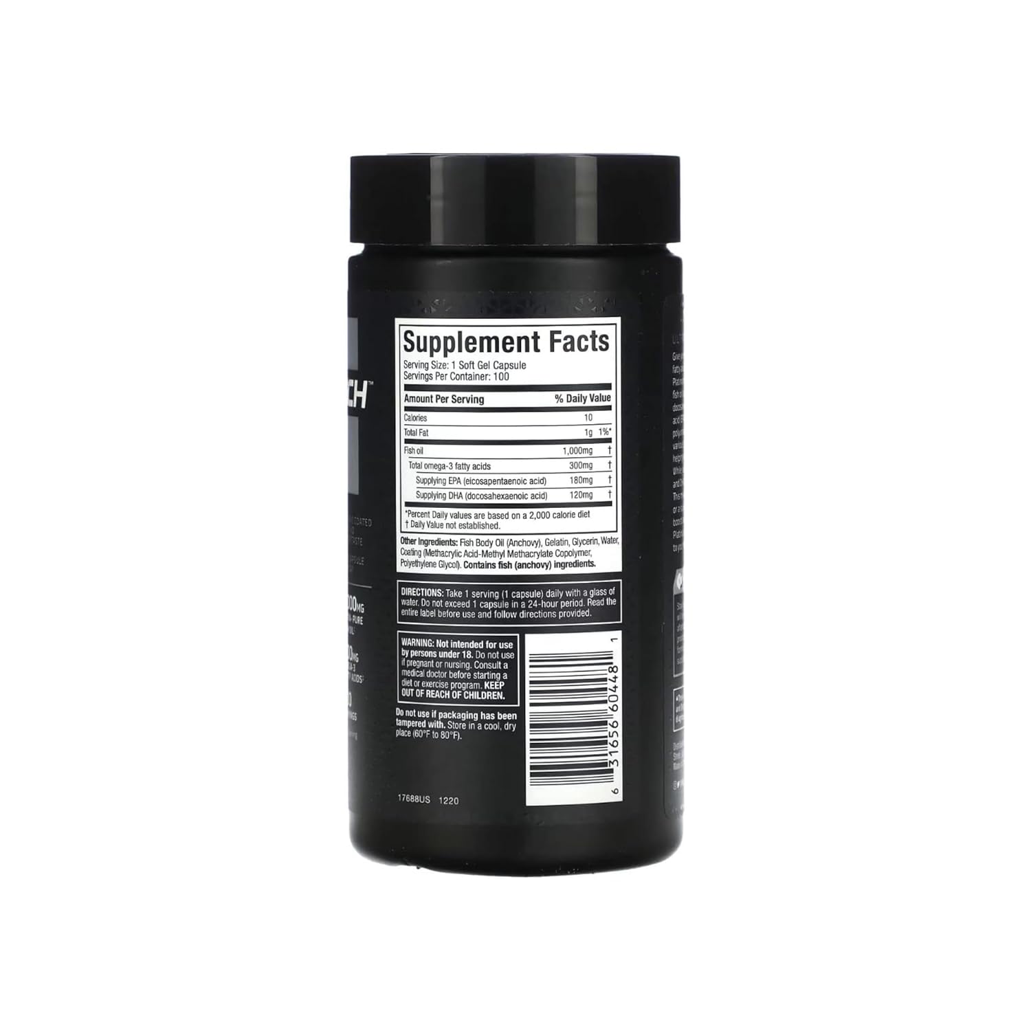 Muscletech Essential Series Platinum 100% Omega Fish Oil| softgels 100 Count |Omega-3 | 300mg EPA & DHA | No Aftertaste | Sports Nutrition | Capsules For Men & Women | Muscletech Essential Series Platinum 100% Omega Fish Oil| softgels 100 Count |Omega-3 | 300mg EPA & DHA | No Aftertaste | Sports Nutrition | Capsules For Men & Women |