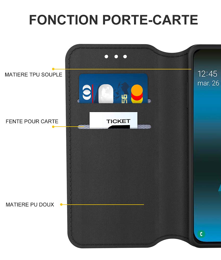 Shieldon Coque pour iPhone XR, Etui en Cuir Véritable iPhone XR, Housse