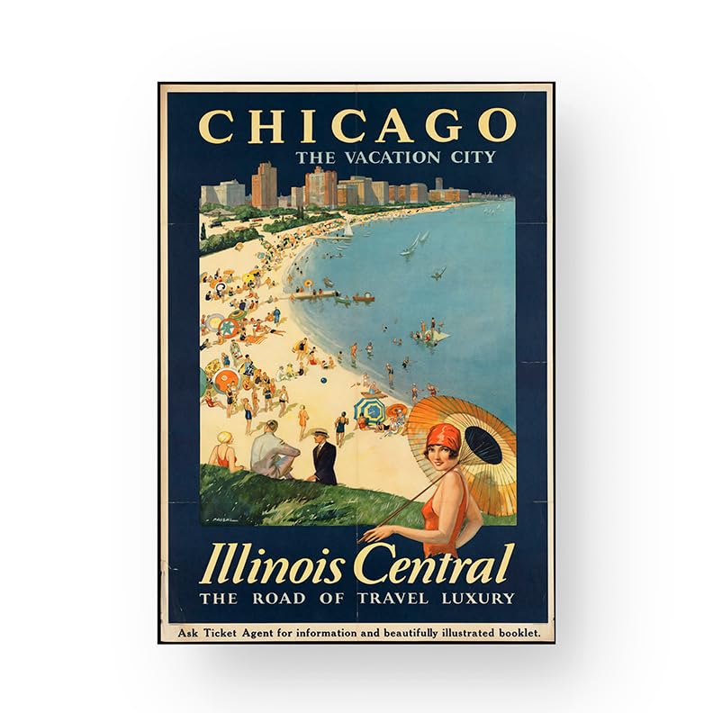 EzPosterPrints Chicago Vintage 24x36