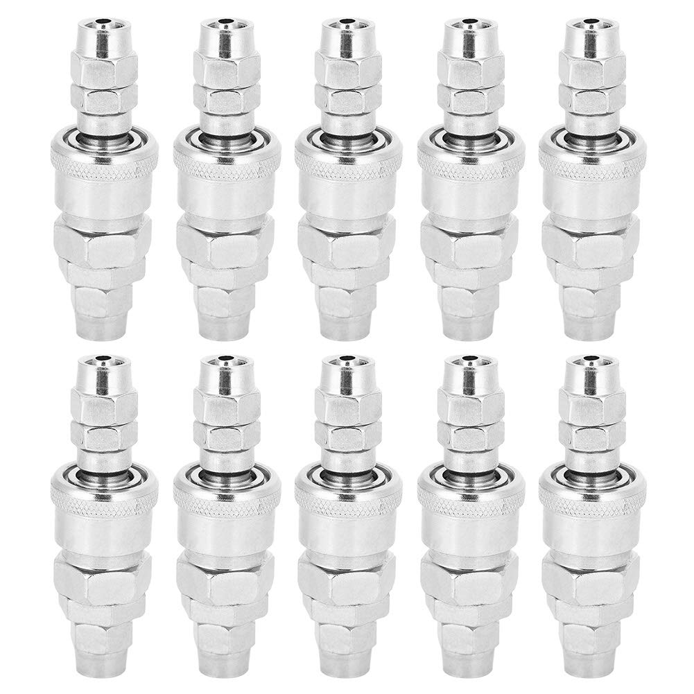 Air Compressor Quick Plug Air Compressor Connector, 10pcs Barb Quick