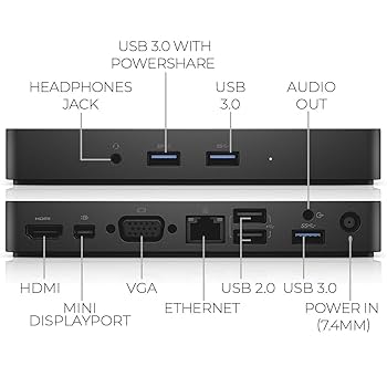 DELL - 【sakuragi33】DELL WD15 ドッキングステーション Amazon.com: Dell WD15 USB 3.0 Docking Station Bundle with
