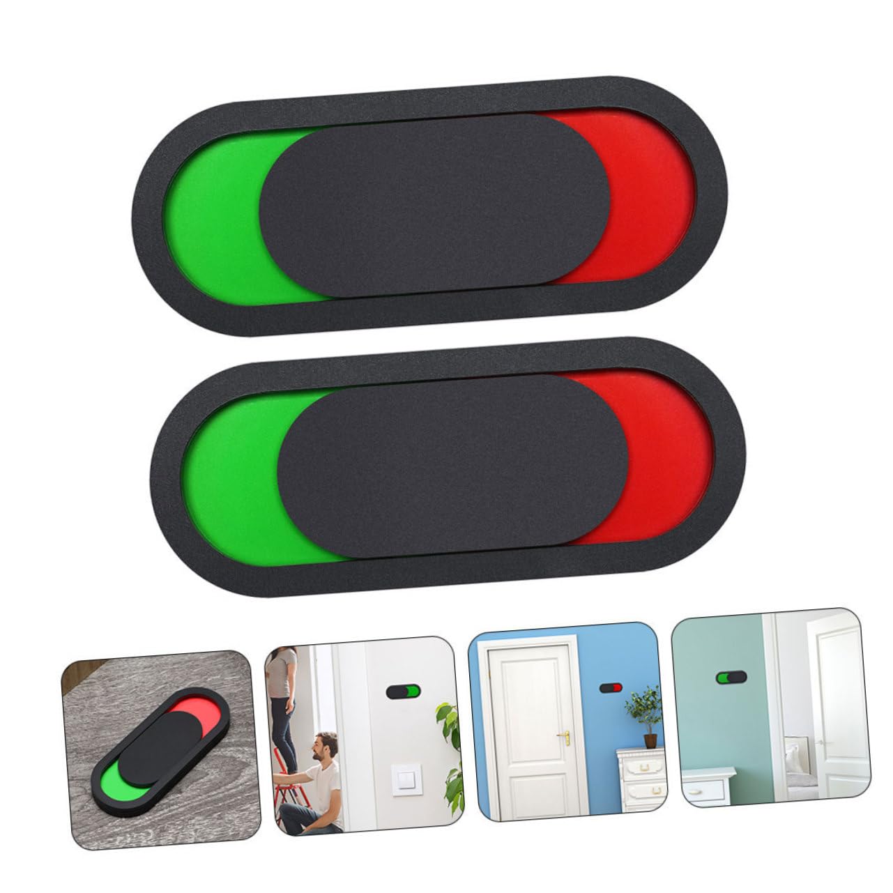 NUOBESTY 40piezas Letrero Deslizante De Privacidad Para Puertas Indicador Ocupado Para Baños Salas De Conferencias Instalación y