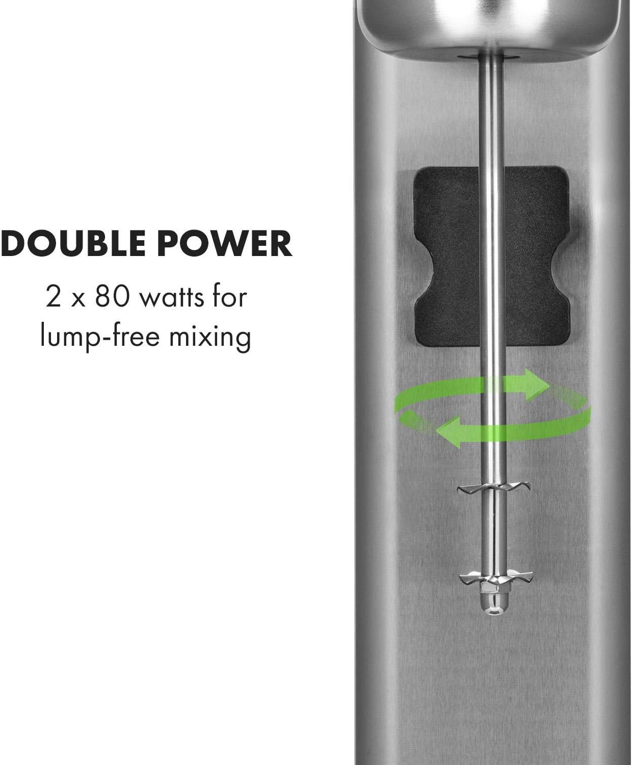 Klarstein Kraftpaket Pro Drink Mixer + Accessories Mixer Doppio Silver