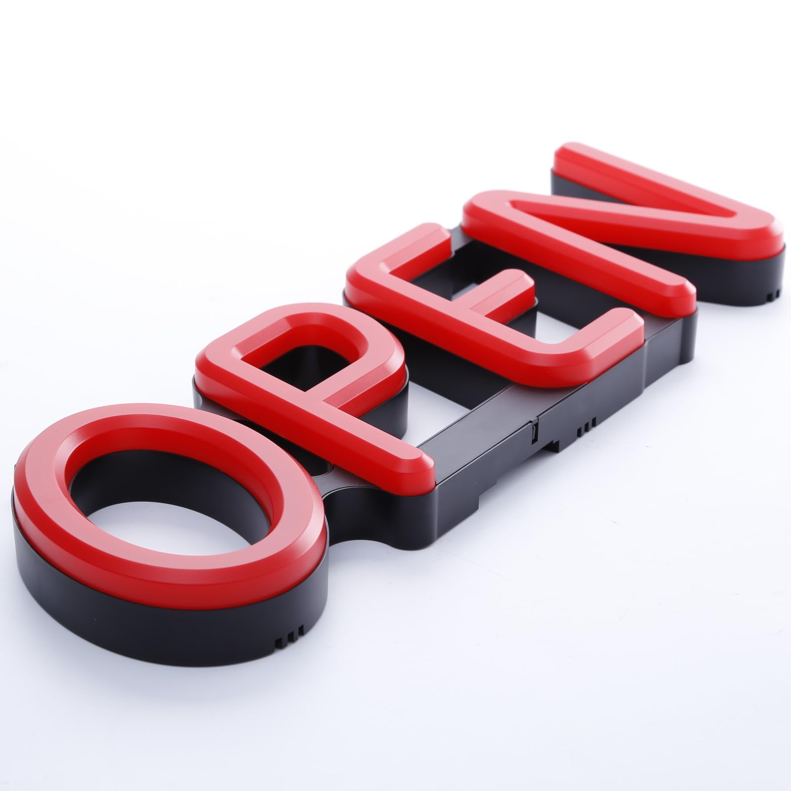 Photo 1 of 18.9"X6.5" RED Opti Neon LED OPEN Sign for Business, Injection Molded, Flash and Speed Adjustable, 12V less than 10W, Easy to Install, Indoor Use Only
