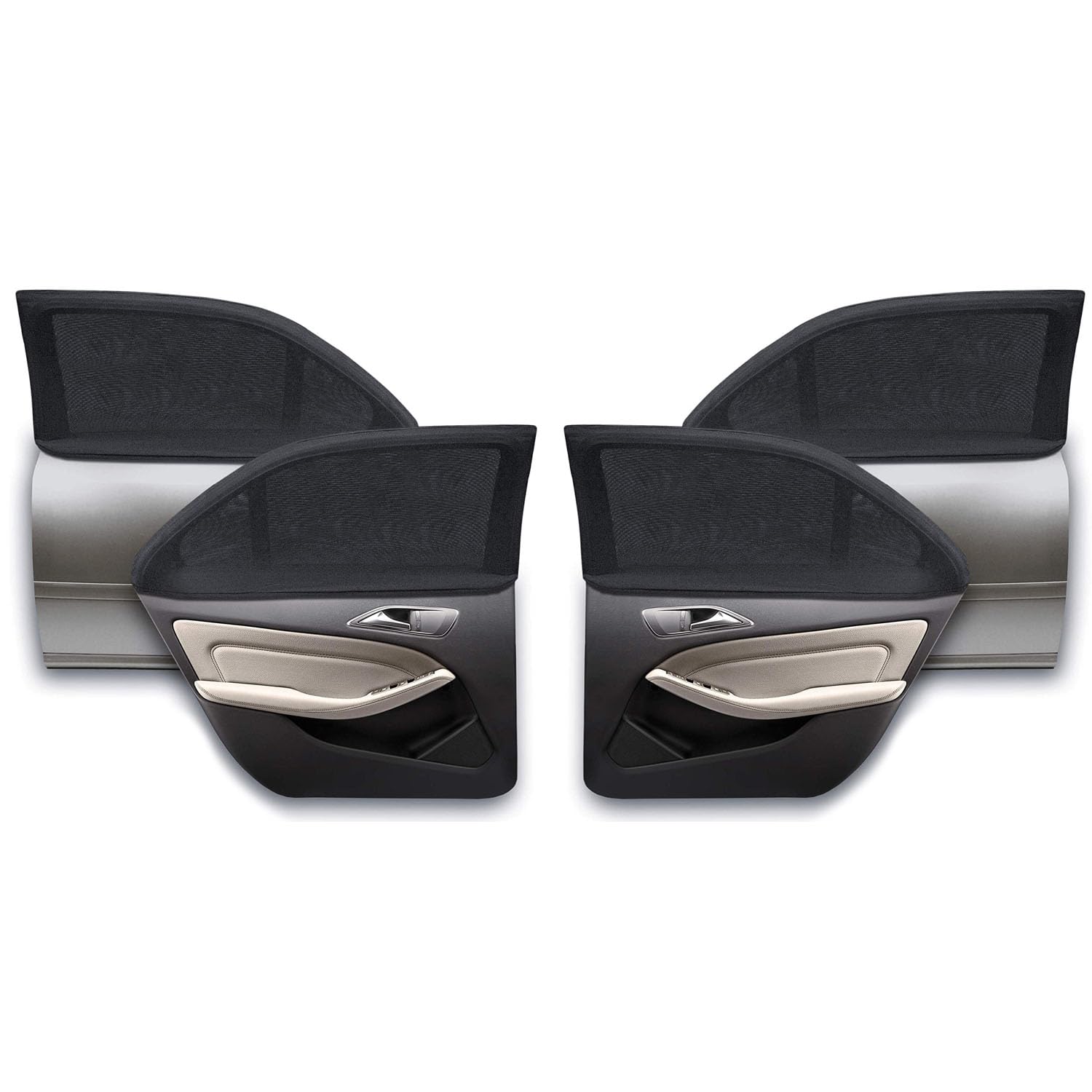 ZHOUDONGQINDASHUN 4x Car Window Sun Shades for VW T-Roc Mk1 2017-2026