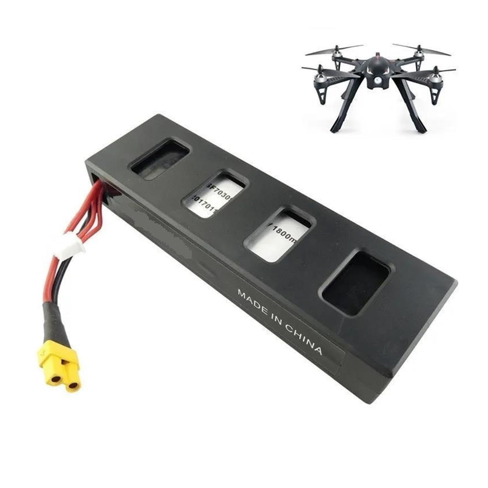 Batteria da 1800 mAh, Compatibile con Il Drone quadricottero MJX R/C Bugs 3 / B3 RC