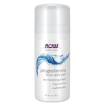 NOW Foods Solutions Natural Progesterone Cream Scent Free - 3 oz
