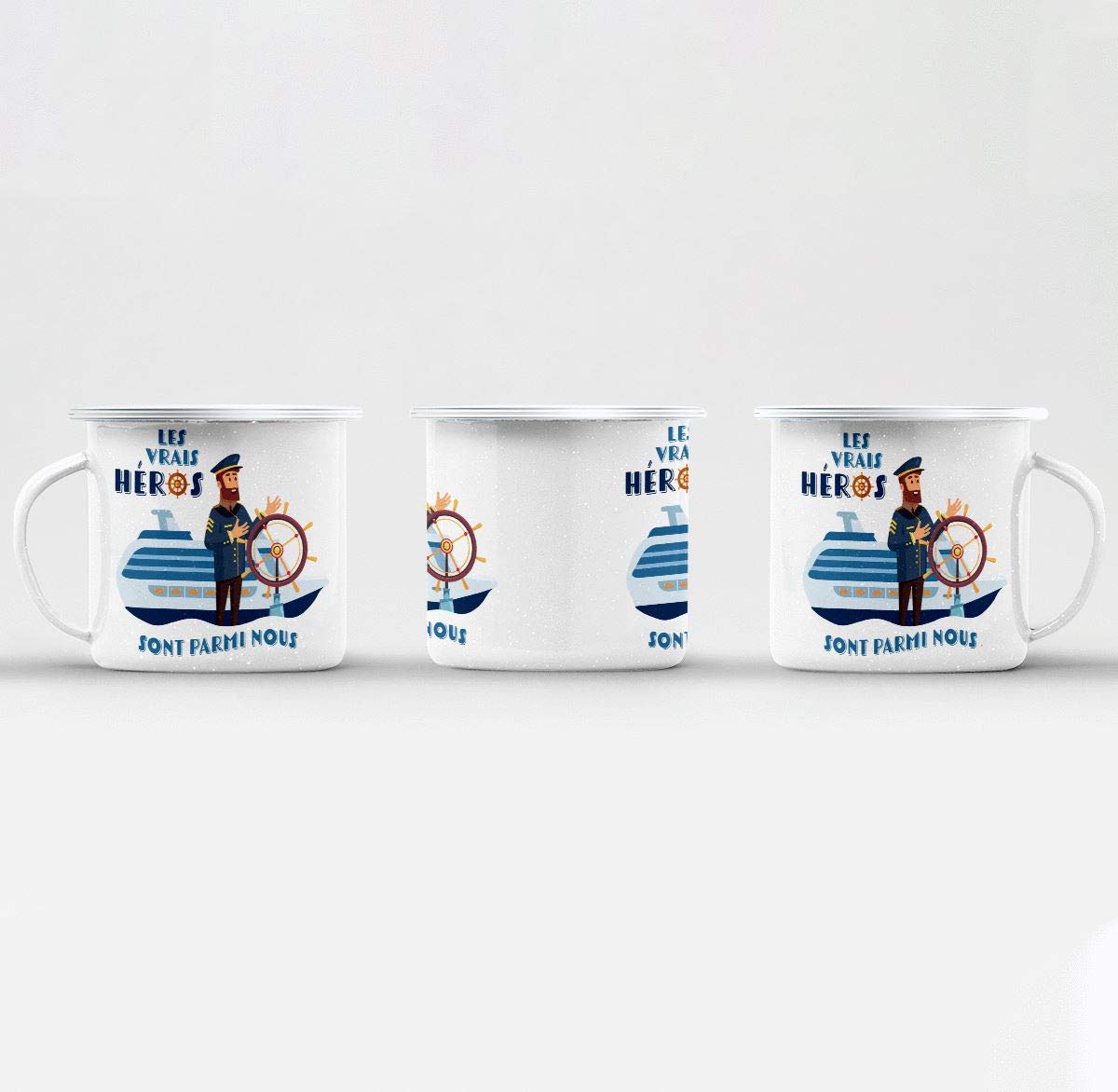 Tazza in metallo smaltato Les Verais Eros