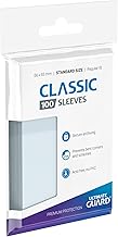 Ultimate Guard UGD010001 Classic Soft Sleeves Standardgröße Kartenhüllen, Transparent, 66x93