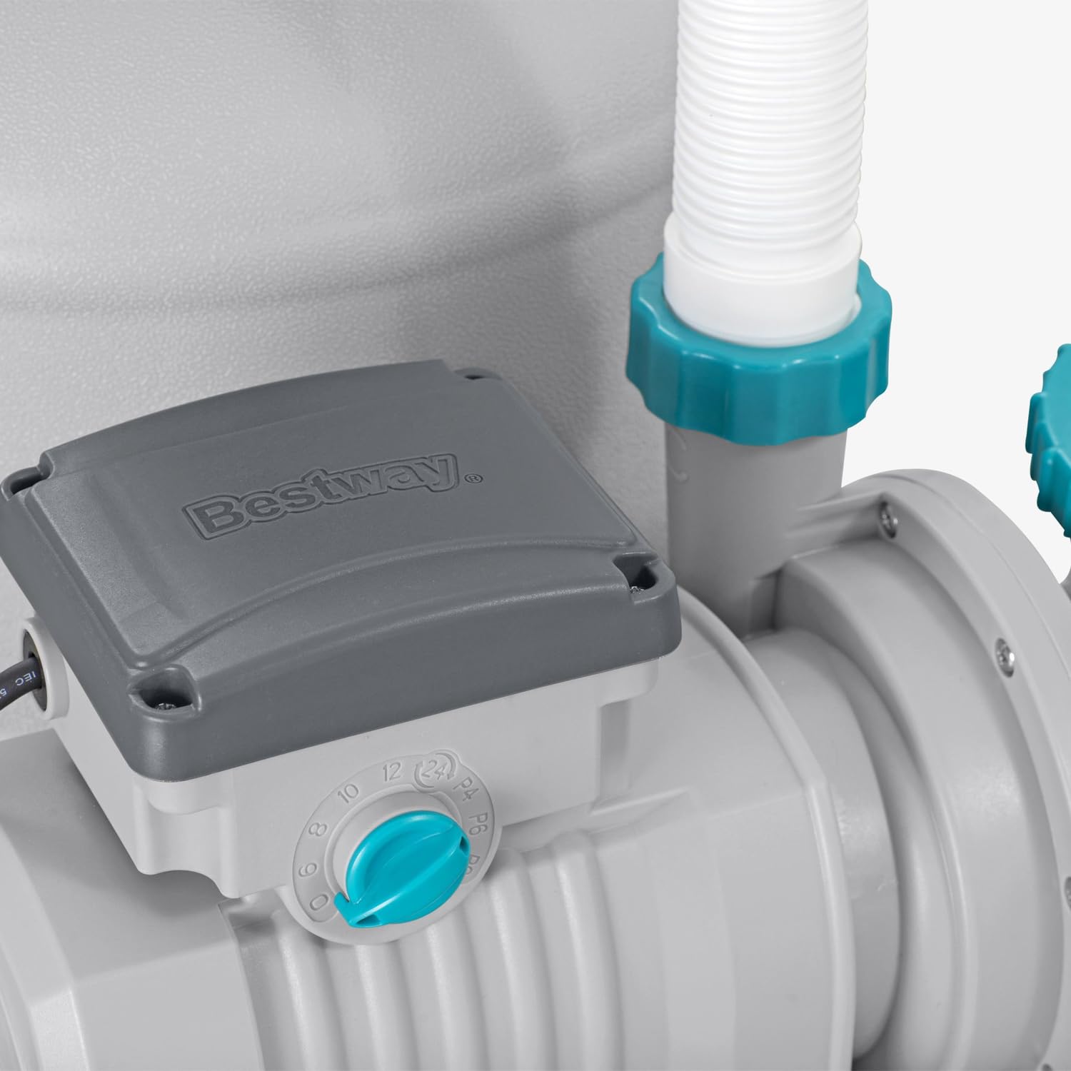 Bestway Pompe de Filtration à Sable pour Piscine Hors Sol 11 355 L - 62 cm x 48,5 cm x 67 cm - Gris/Vert