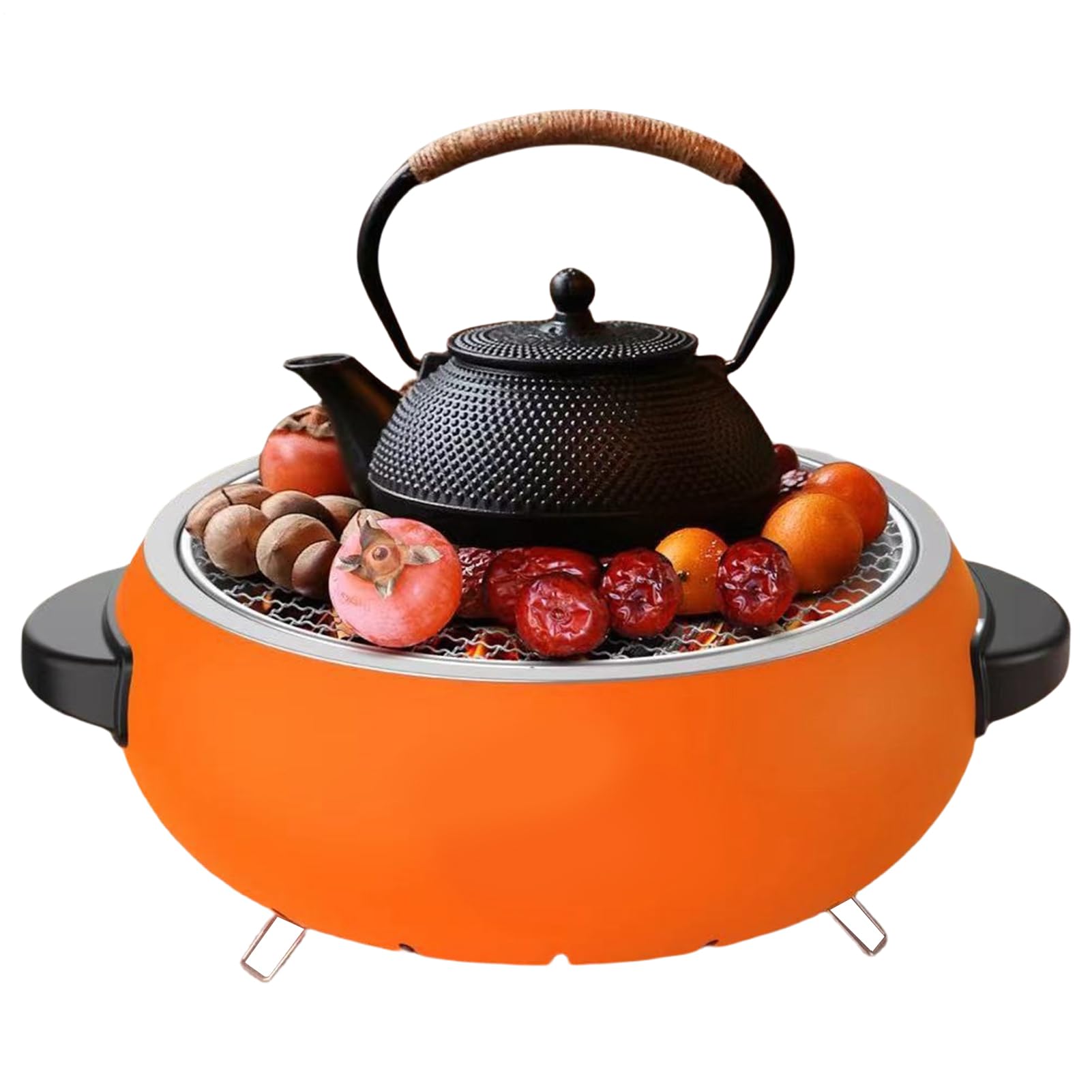 Hoguera Portátil Acero Inoxidable Resiste Altas Temperaturas para | Parrilla para Fogata de Campamento para Senderismo Jardín Balcón Patio Viajes Picnic y