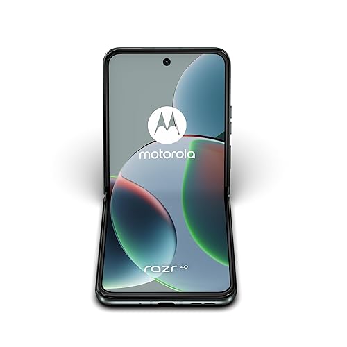 Immagine del prodotto Motorola razr 40 (Display flessibile 6,9'' OLED 144 Hz + display esterno 1,5” OLED, Fotocamere 64+12MP, Selfie 32MP, Caricatore 33W, Batteria 4200mAh, Android 13, 8/256GB, Dual SIM), Sage Green