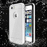 iPhone 5 SE Metal Waterproof Case, AMBM Aluminium Alloy Shockproof Waterproof Heavy Duty Case Cover for iPhone 5S SE-Silver