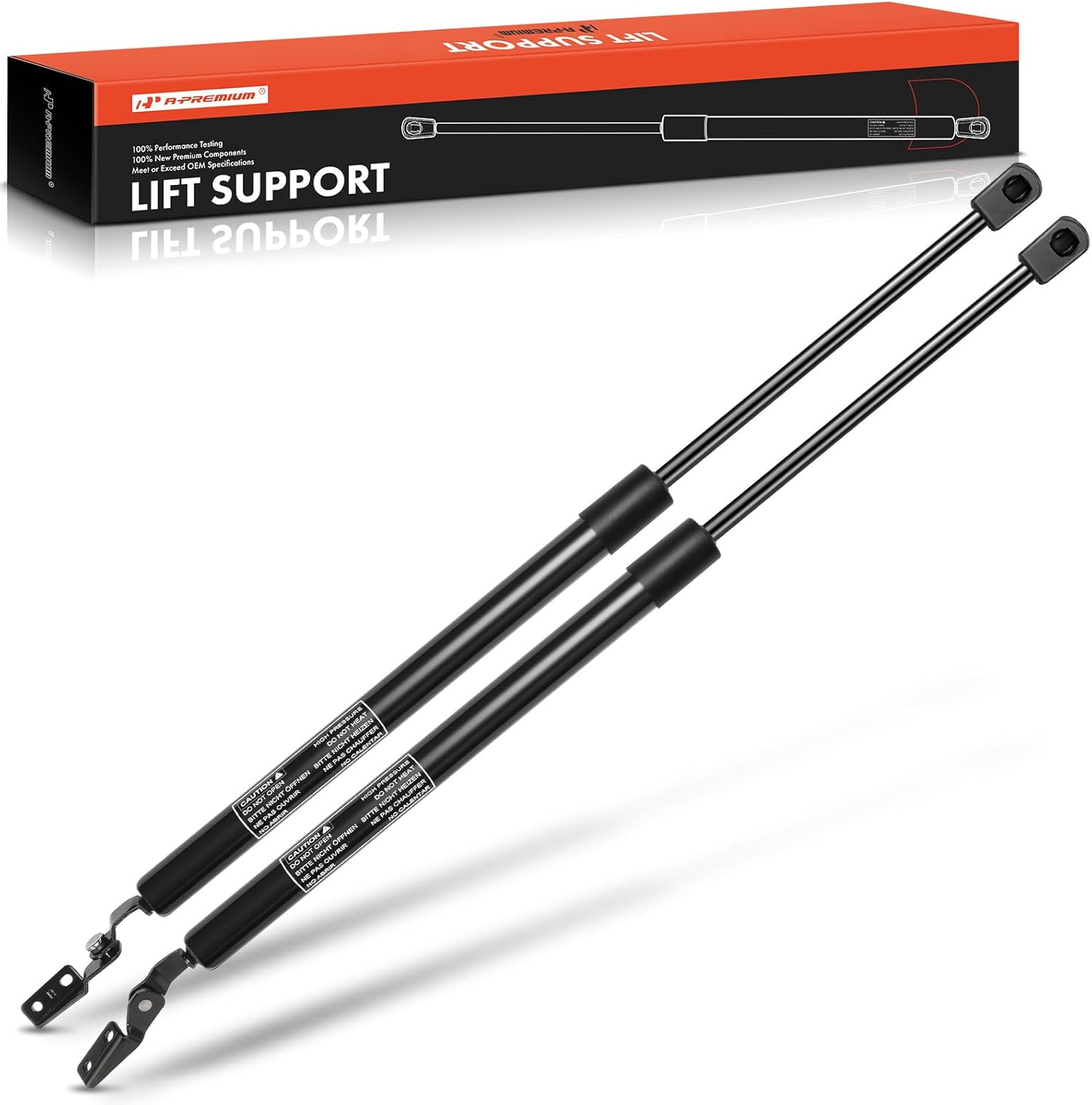 A-Premium Rear Tailgate Lift Supports Shock Struts Compatible with Select Subaru Models - Legacy 1990 1991 1992 1993 1994 Wagon 4-Door - Replace# 62350AA030 (2PC Set)