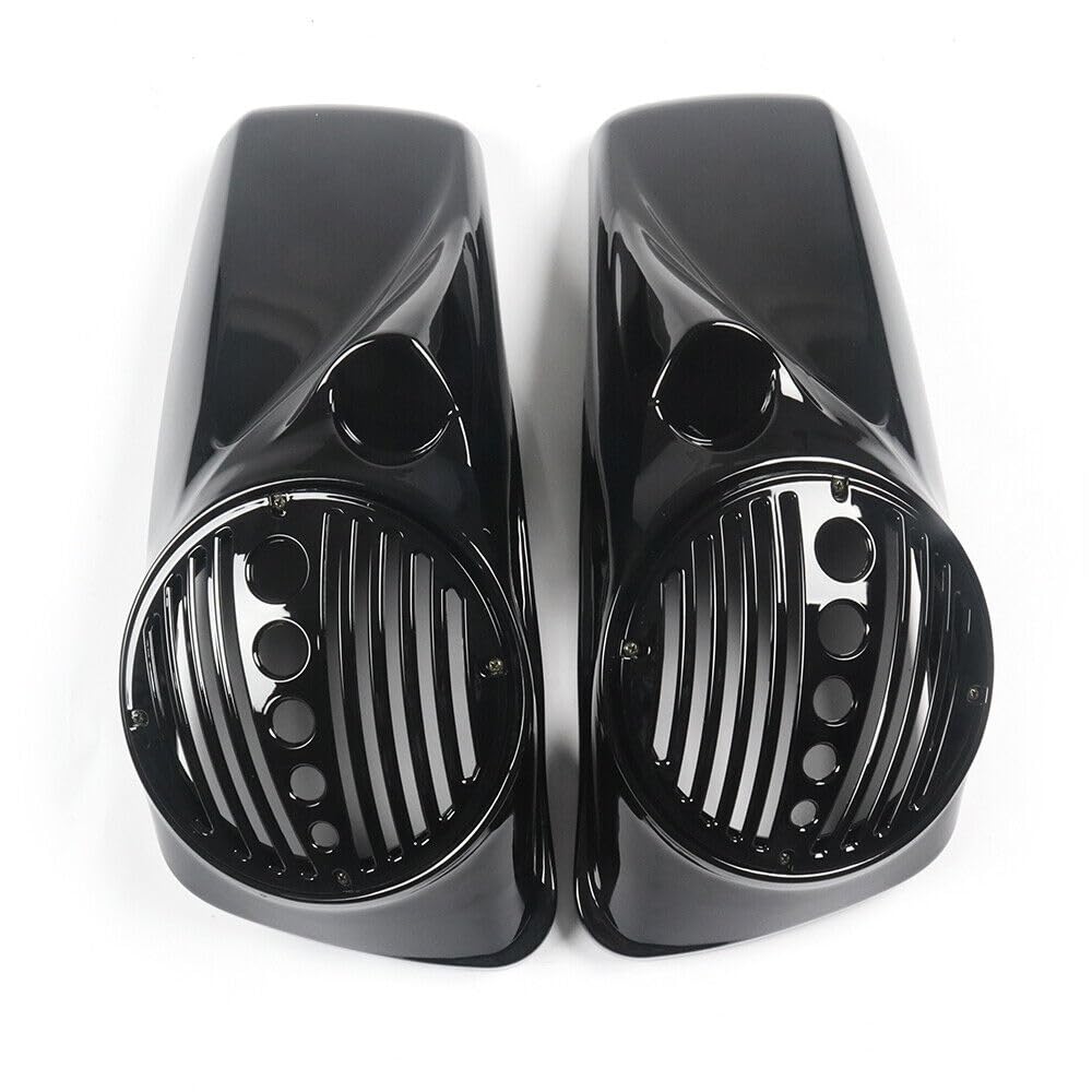 Amazon | Sportbikefairings ビビッドブラック 8インチ サドルバッグ 
