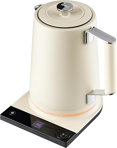 Miniatura 2 de SAKI Luna - Hervidor eléctrico con control de temperatura con 7 ajustes preestablecidos, 60 minutos de retención de temperatura de 1.75 L, tetera