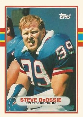 Amazon Com 1989 Topps Traded 79t Steve Deossie Ny Giants Nfl Football Card Nm Mt Everything Else