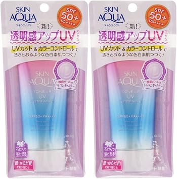 Skin Aqua Tone Up UV Essence 2 Pieces