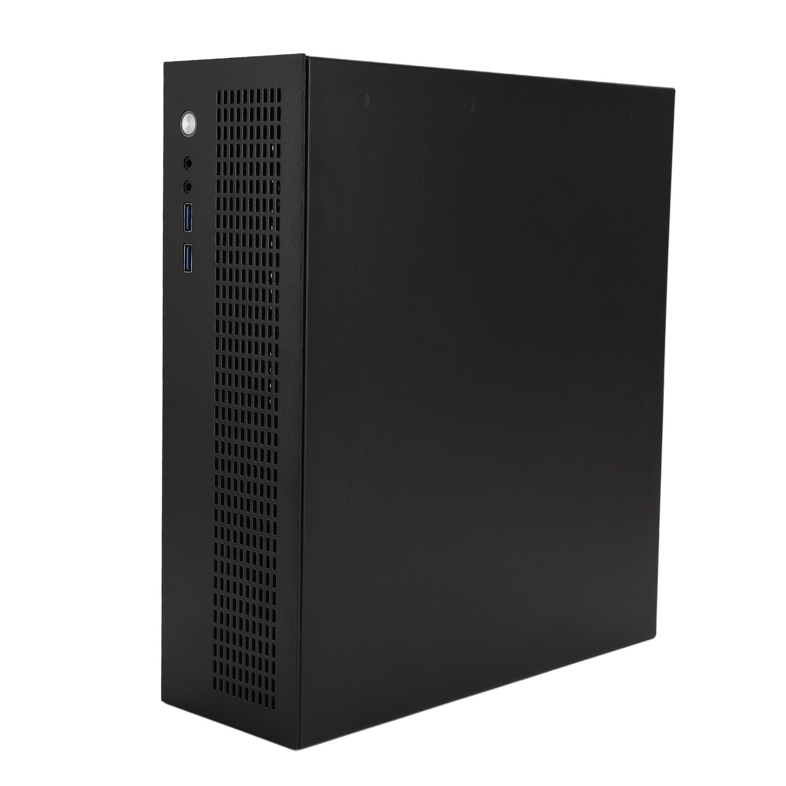 Bewinner Caja Portátil Delgada para PC Micro ATX Mini ITX, Compatible con Placas Base MATX de 245 X 245 Mm, USB 3.0, Panel de Acero para una Disipación Eficiente del Calor, GPU de 180 Mm, Enfriador