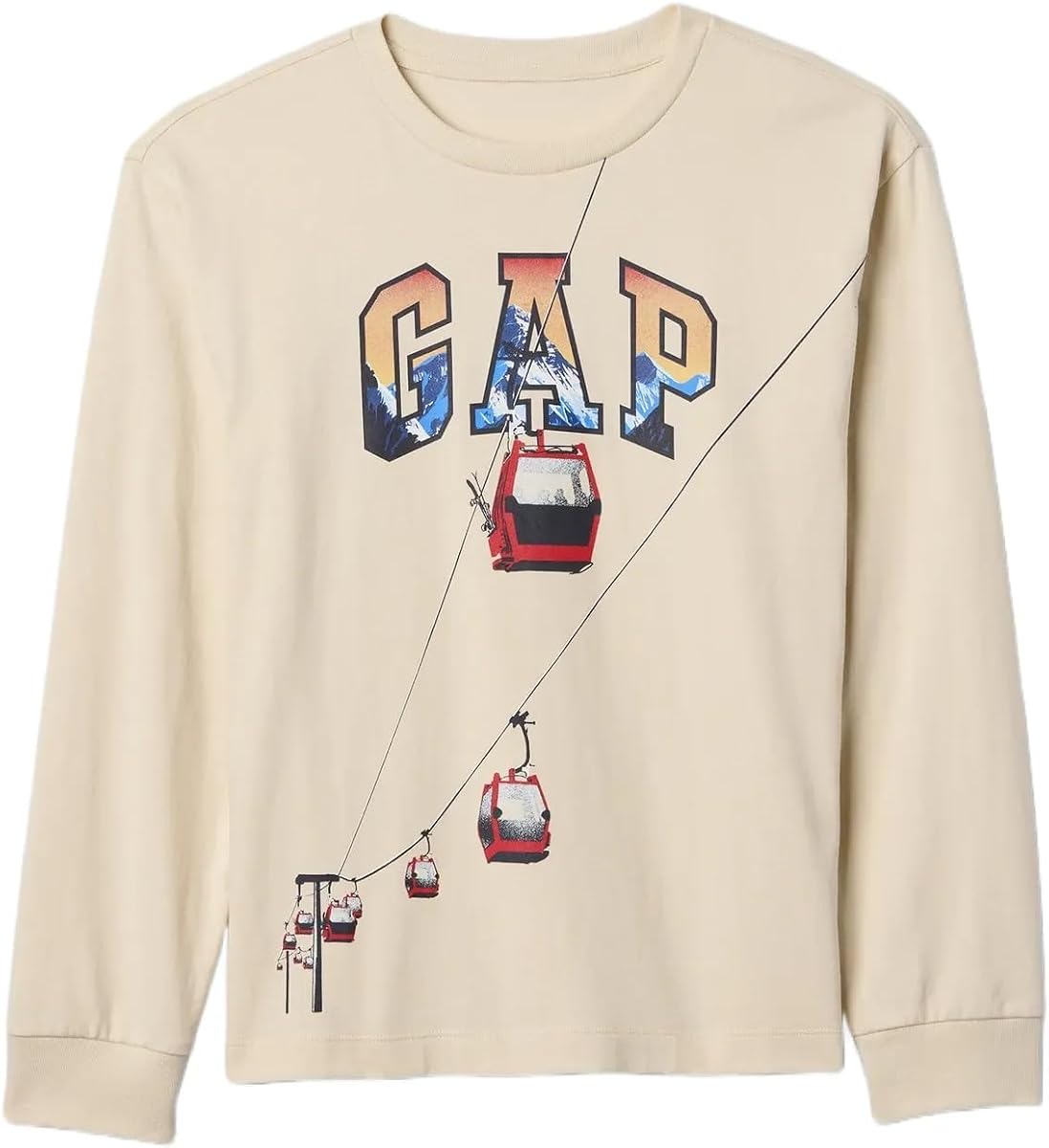 Gap Boys Long Sleeve Logo Tee