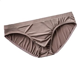 Briefs for Men Low Rise Stretch Seamless Breathable Underpants Athletic Solid Brief Soft Comfortable Fit Underwear