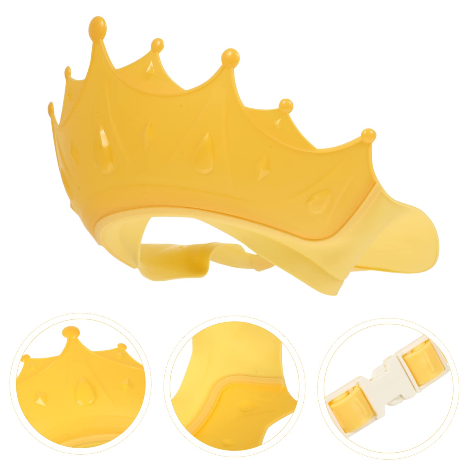 HEMOTON 4 Cuffie Per La Doccia Regolabili Per Bambini Per Bambini E Bambine Proteggono Gli Occhi Dallacqua Dello Shampoo Design Divertente Per Bambini E Bambine