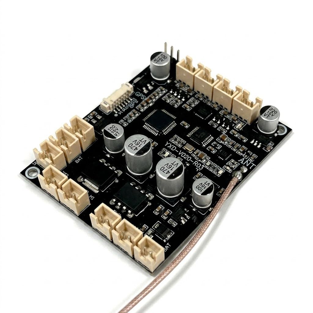 Carte Mère Principale pour Bateau Amorceur RC V020 GPS | Circuit Électronique de Remplacement pour Bateau de Pêche Télécommandé