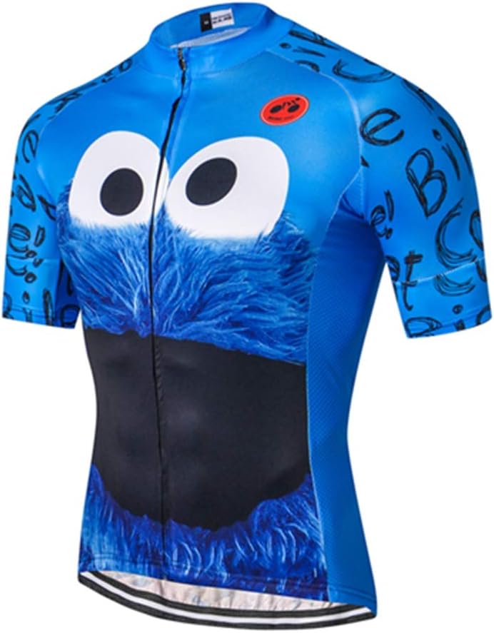 Mens Cycling Jersey Shirt,Short Sleeve Bike Jersey Riding Tops Outdoor MTB Cycling Clothing