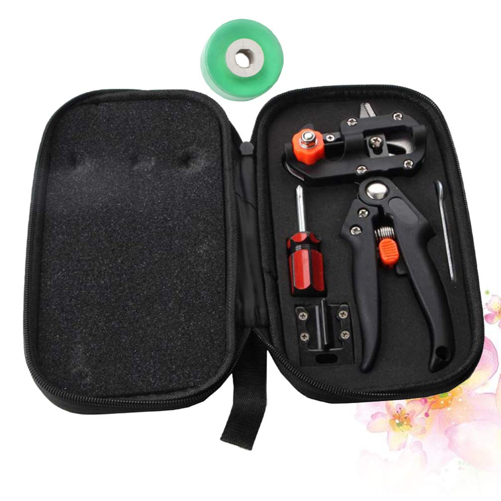 Cabilock 1ensemble Kit Outils De Jardinage Professionnel Pour Ensemble De Sécateurs Et Couteaux à Greffer Avec Noir Et Lame De Outils De Pour Fruitiers