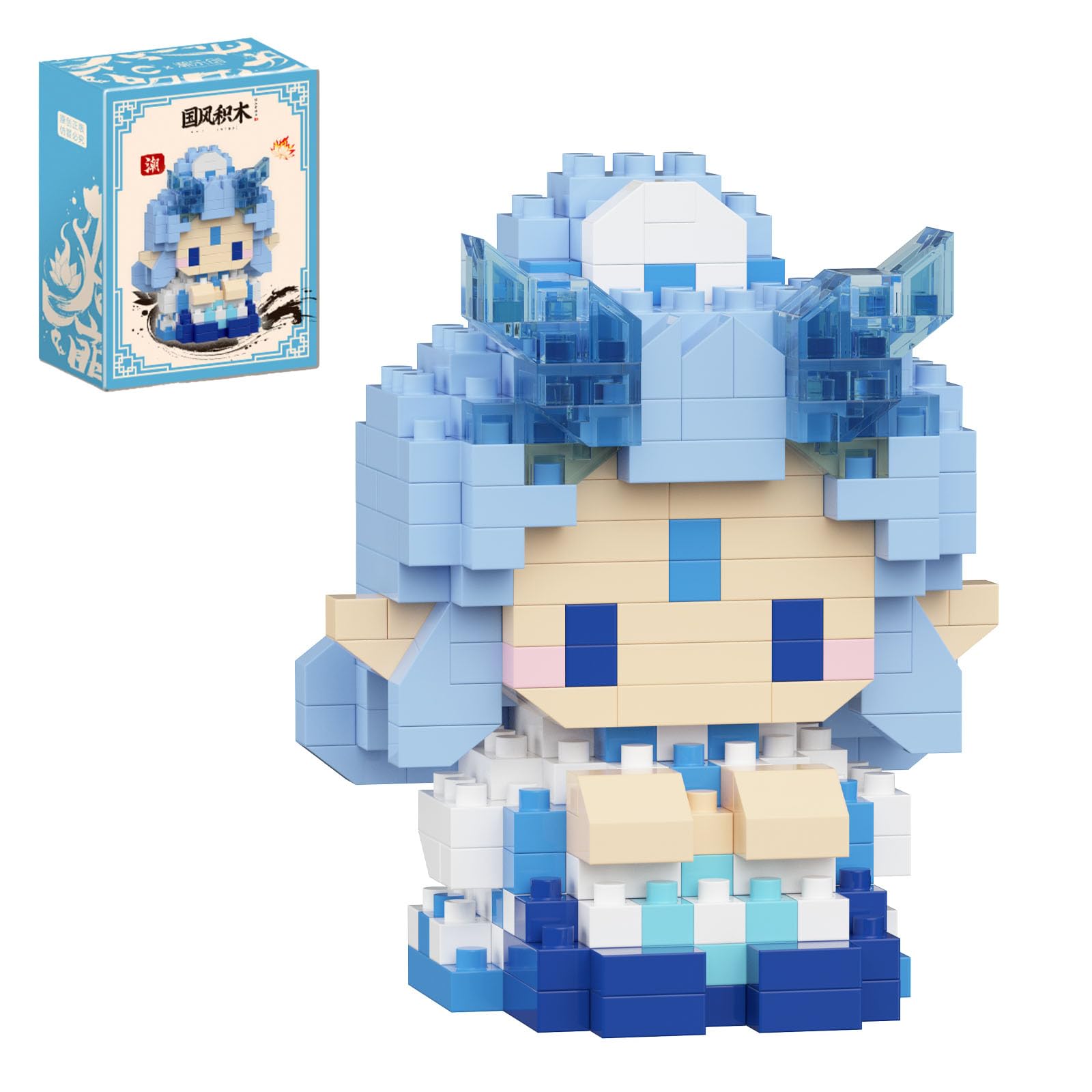 Amazon.com: Vilbocr Nezha Ao Bing Series Mini Blocks Toy,Cute
