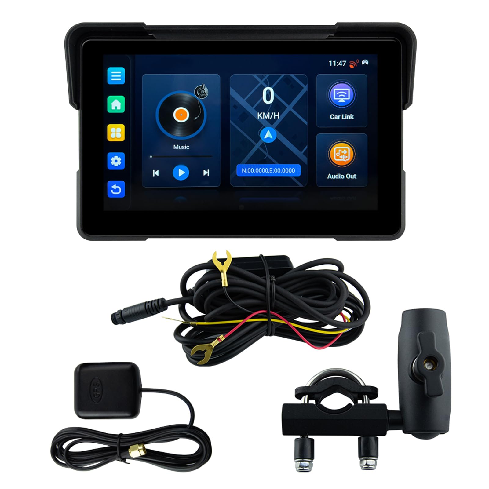 Navegación GPS Digital portátil con Pantalla de Velocidad, | inalámbrica, para coche, Android Auto 232G, Android 0, pantalla de visualización de velocidad de navegación GPS para