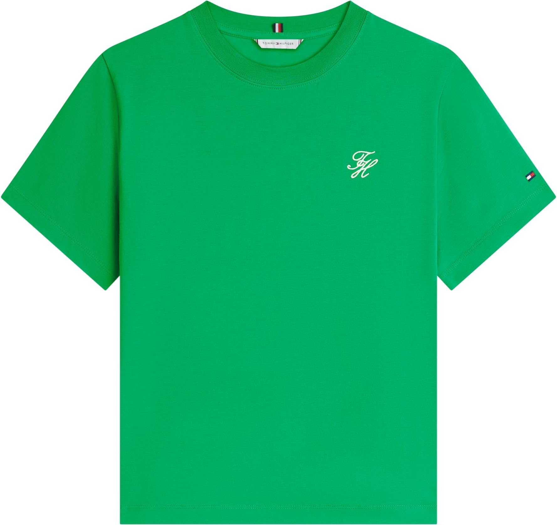 Tommy Hilfiger Th Script Reg C-NK SS Tee Ww0ww47809 T-Shirt S/S Femme (Lot de 1)