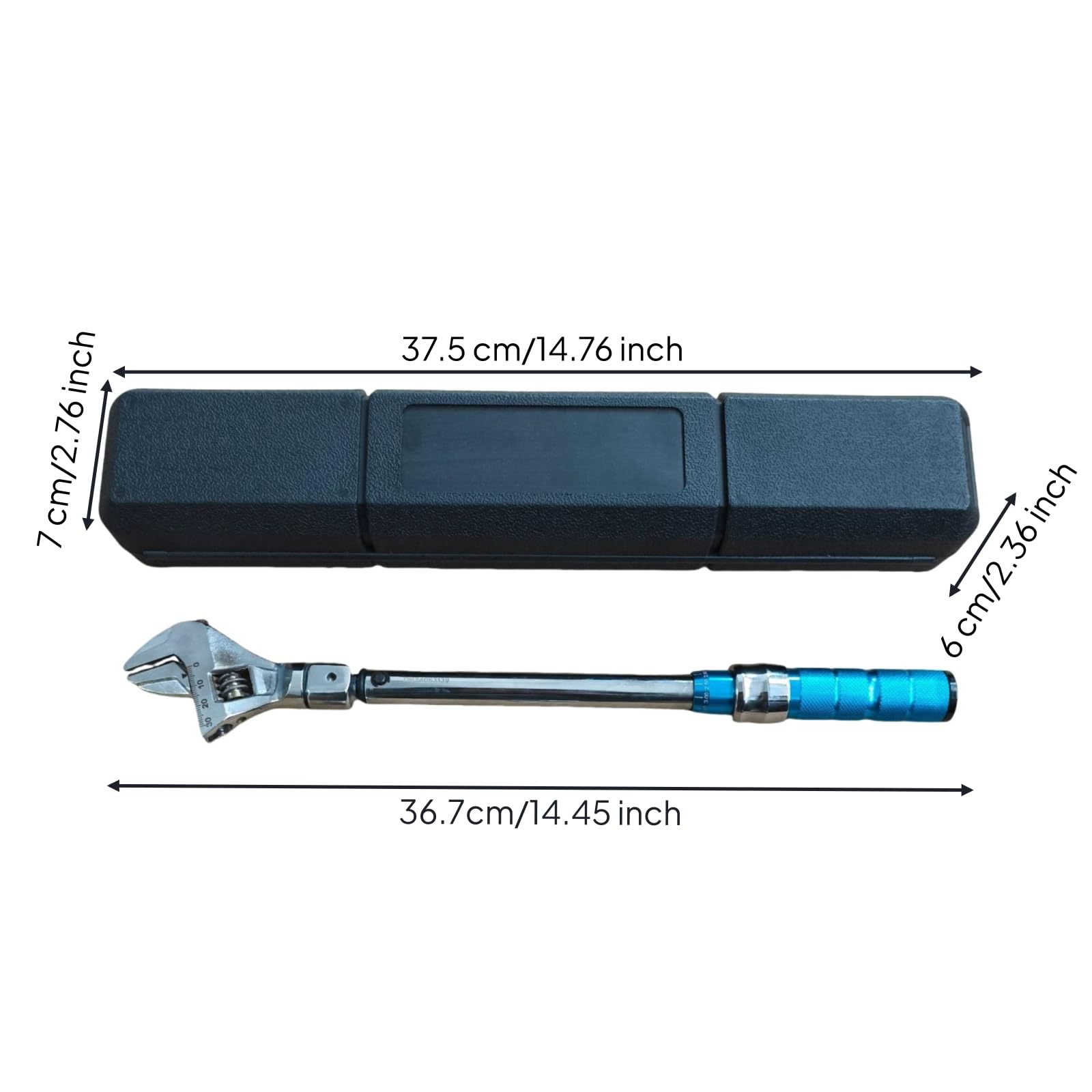 Llave Dinamométrica Preajustada Ajustable Llave Dinamométrica con Estuche Alta Precisión Torquímetro para Mecánicos, Ciclistas, Taller, Garaje