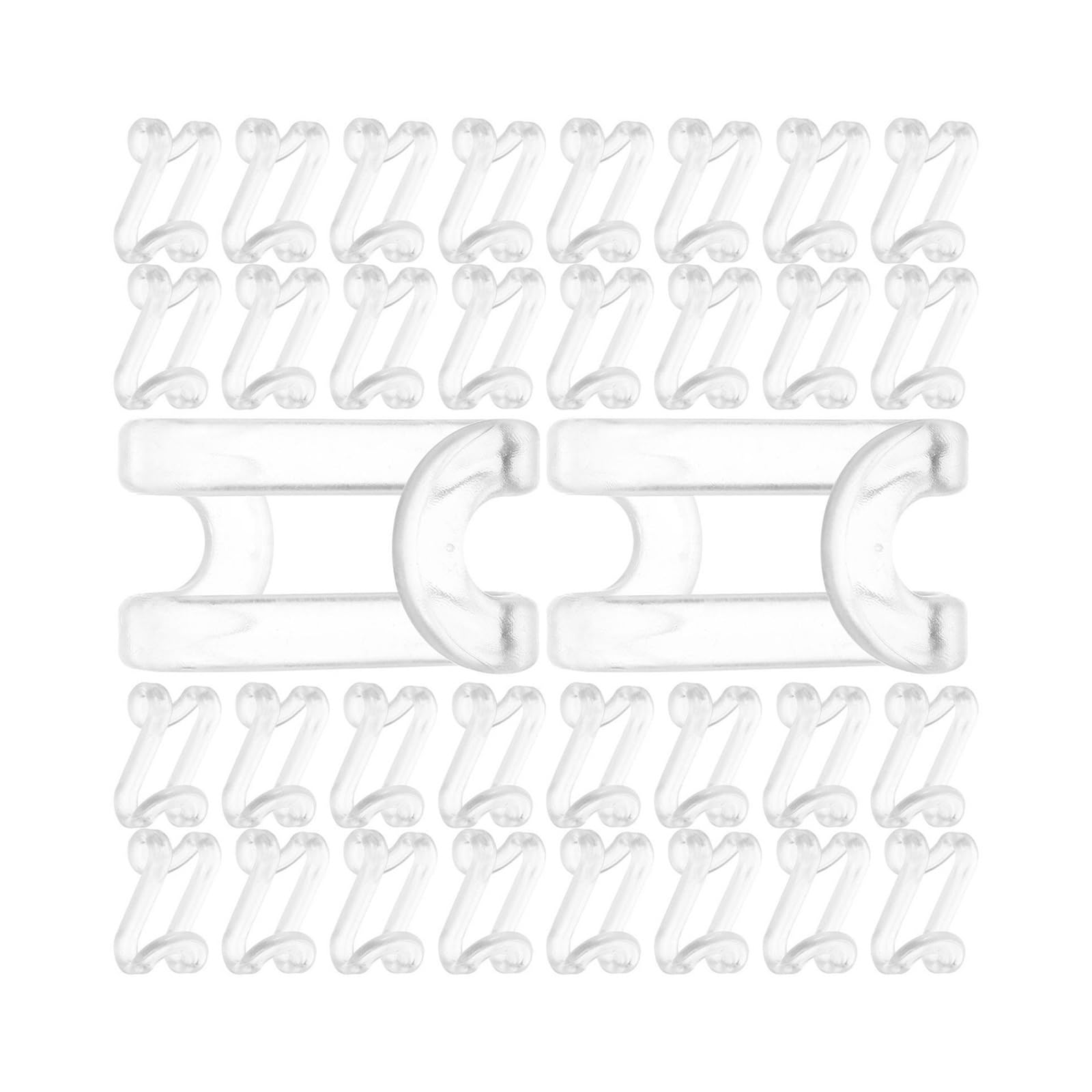 Hangers for Clothes Space Savers 120Pcs Plastic Space Saving Hanger Connector Hooks for Closet Organization Cascading Stacking Extender