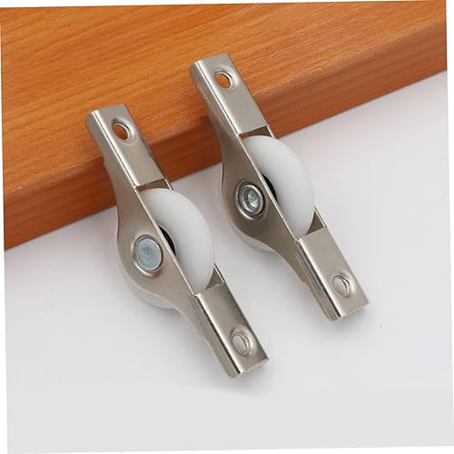 Miniatura 3 de DOITOOL 16 unidades de ruedas de granero para puerta de patio, rodillos de transferencia de rodillos de puerta de gabinete, rodamientos de bolas de