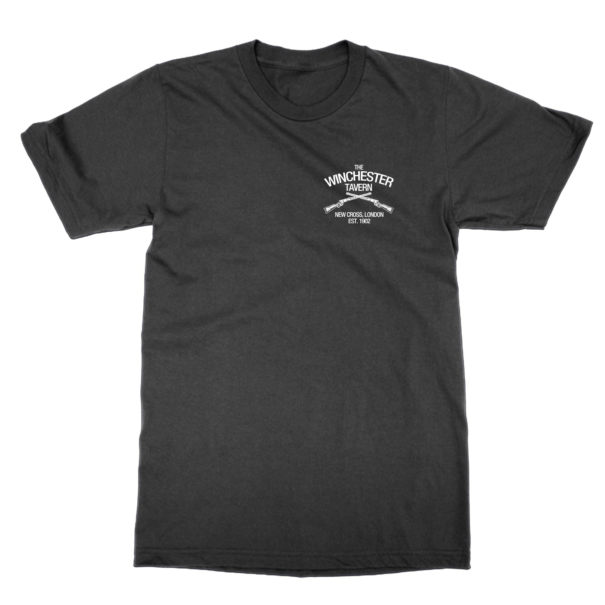 T-shirt avec poche The Winchester Tavern homme noir taille XL coton col rond - 2