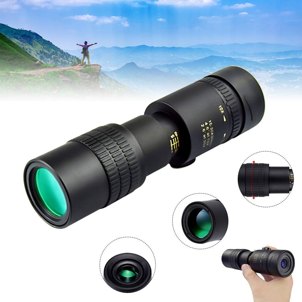 Przenośny monokular 4K 10-60 x 40 mm super teleobiektyw zoom turystyka wodoodporna monokular z uchwytem na smartfona i statywem do wędrówek dla dorosłych obserwacji ptaków na zewnątrz
