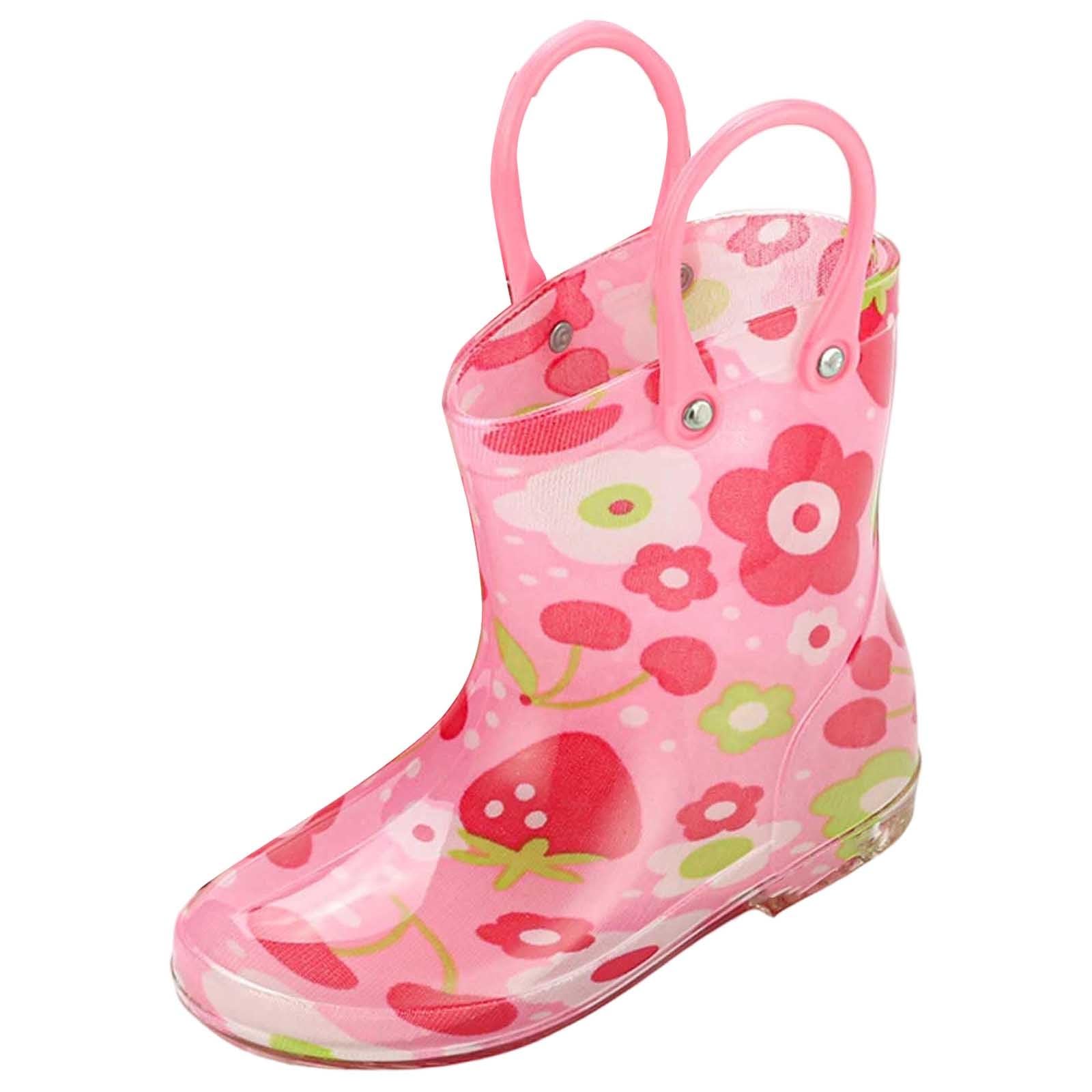 Bottes de pluie pour filles chaussures pour enfants durables et étanches - 8