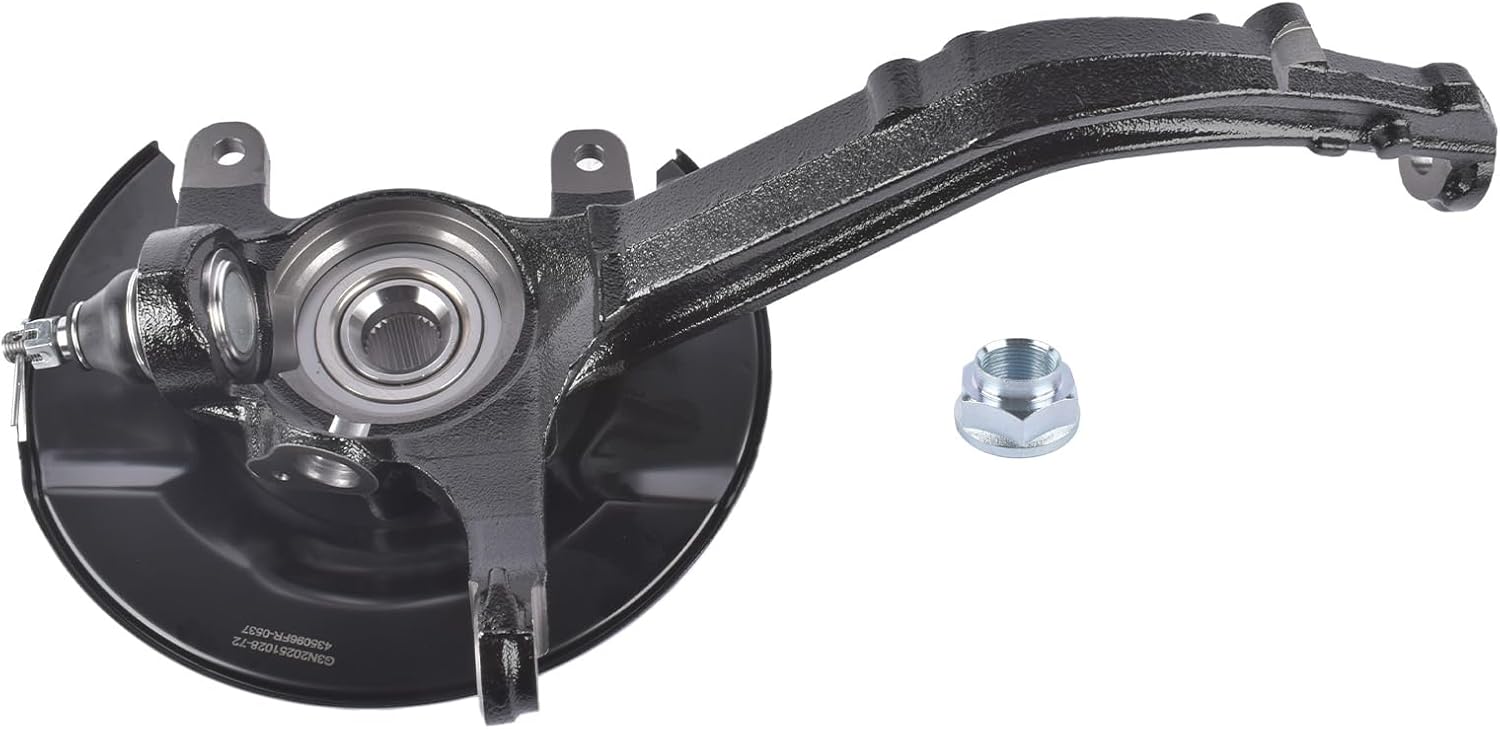 51210S4KA00 Front Right Steering Knuckle Assembly 4-Hole Flange for 1998-2002 Honda Accord 2.3L L4# 51210-S4K-A00 45255-SS0-000 44600-S84-A00