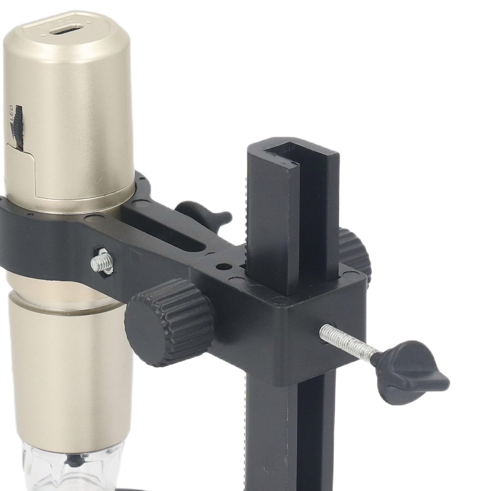 Microscopio Digital USB WiFi 1600X Cámara de Microscopio Portátil con Soporte Ajustable, Compatible con, OS X para Recolección de Sellos, Inspección de PCB