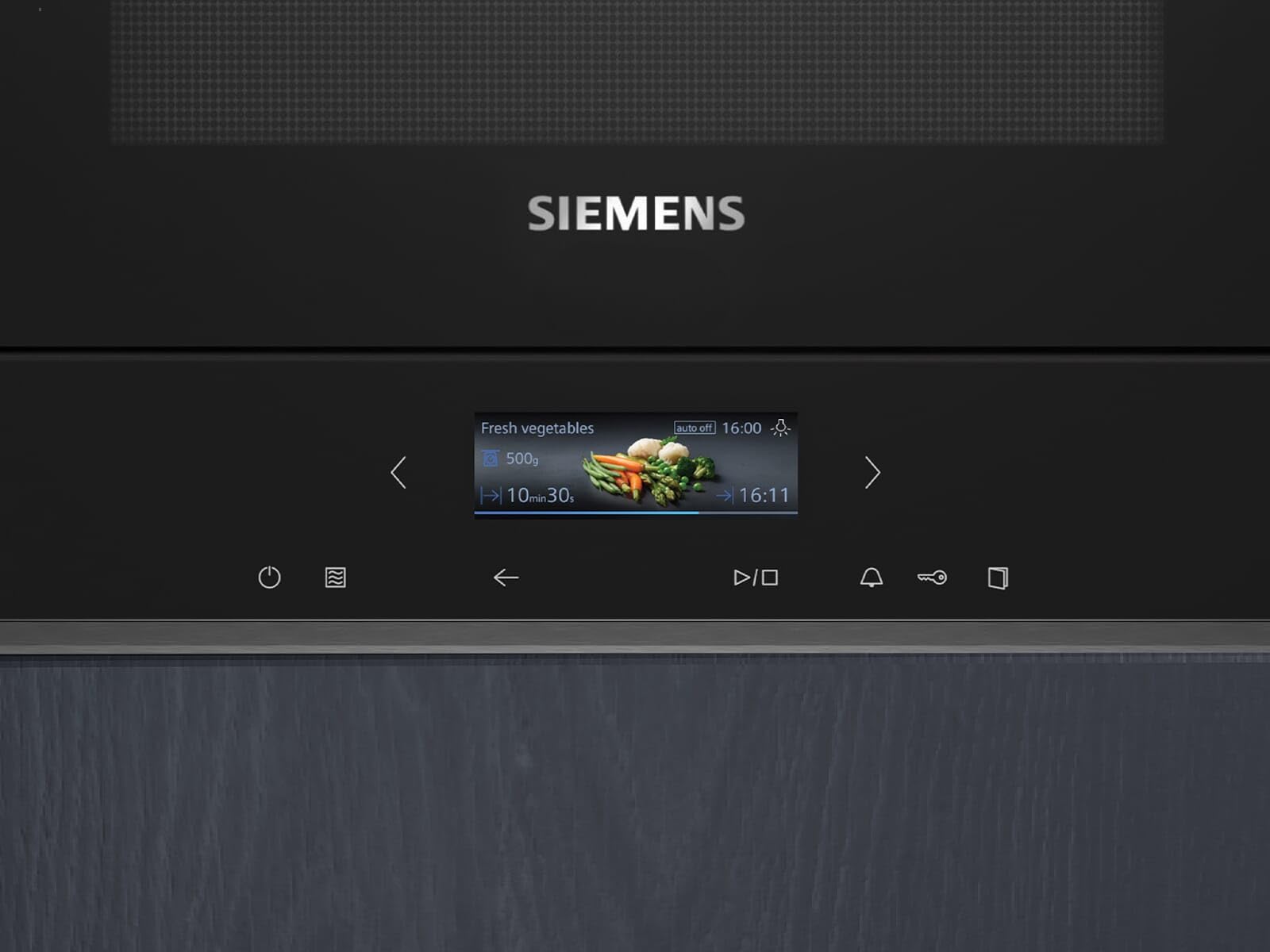 Siemens BF722R1B1 Mikrowelle Integriert Solo-Mikrowelle 21 l 900 W Schwarz (BF722R1B1)