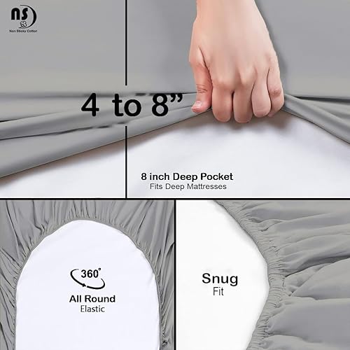 Miniatura 3 de Sábanas para colchón de cuna de campamento  Sábana bajera perfecta para cama individual estrechacunalitera de caravanarepuesto de cama de invitados,