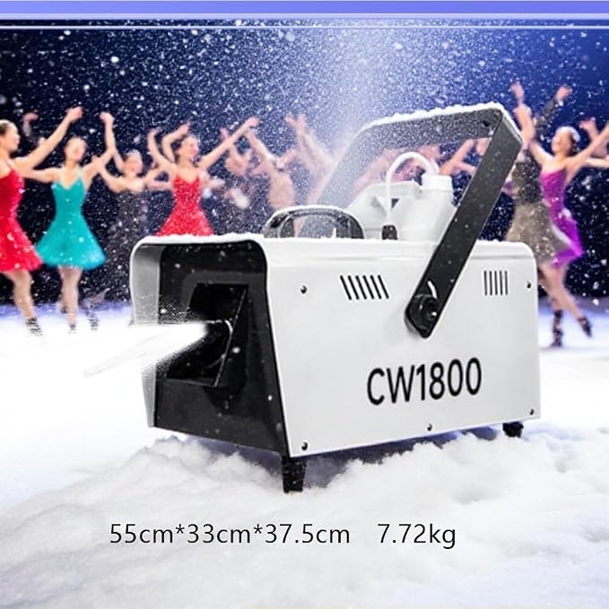Máquina de nieve para escenario y boda miniatura 4