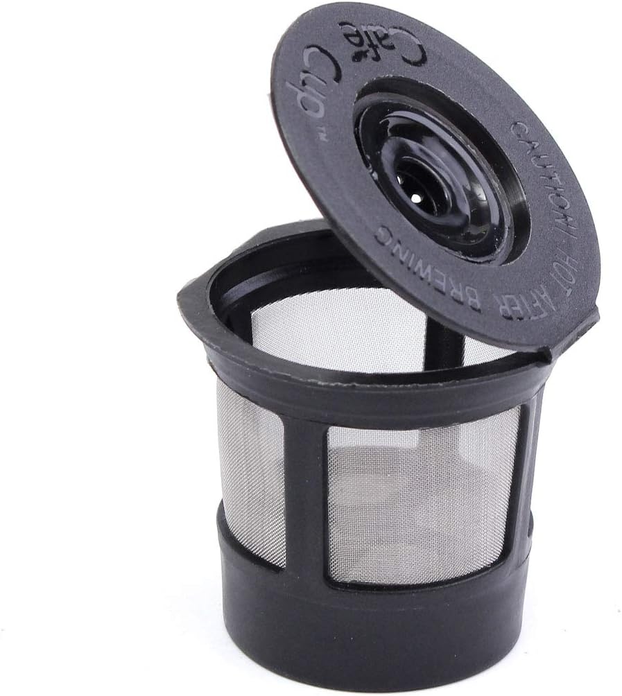 HAPYLY Pack of 6 Reusable Refillable Single Cup Filter Coffee Pod for Keurig Refillable K-Cup Coffee Stainless Mesh Replacement