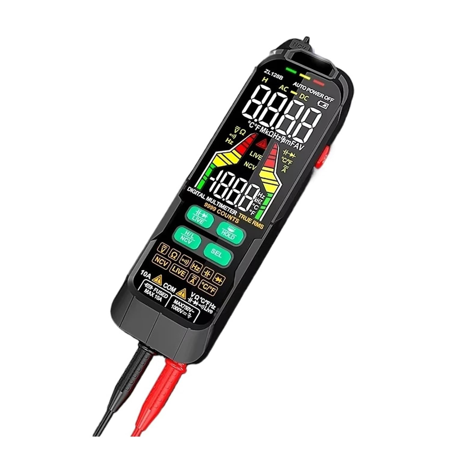 ZL128B9999 Counting Multimeter, Square Wave, Voltmeter 10A(ZL126A)