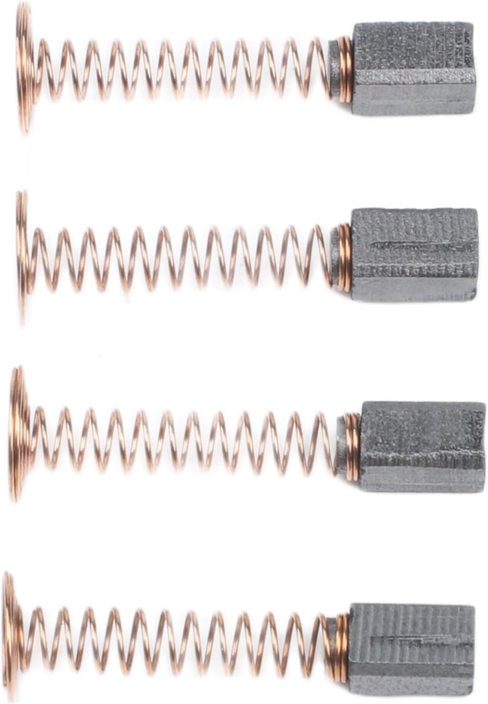 4 Pack Motor Carbon Brush Set 0.19x0.22x0.29 Inch for Angle Grinder Electric Hammer Types 300 395 595 3000 6000