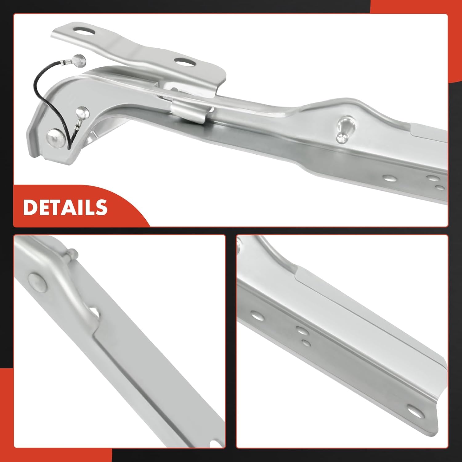 A-Premium Driver and Passenger Hood Hinges Compatible with Ford F-150 F150 2009-2014, Set of 2 Front Left and Right Side Hood Hinges, Replace# 9L3Z16797A, CL3Z16796A