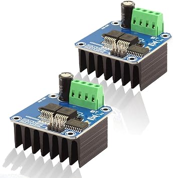 2pcs BTS7960 43A IBT-2 High Current Half-Bridge Configuration PWM Driver Board DIY Smart Car Motor Driver Module