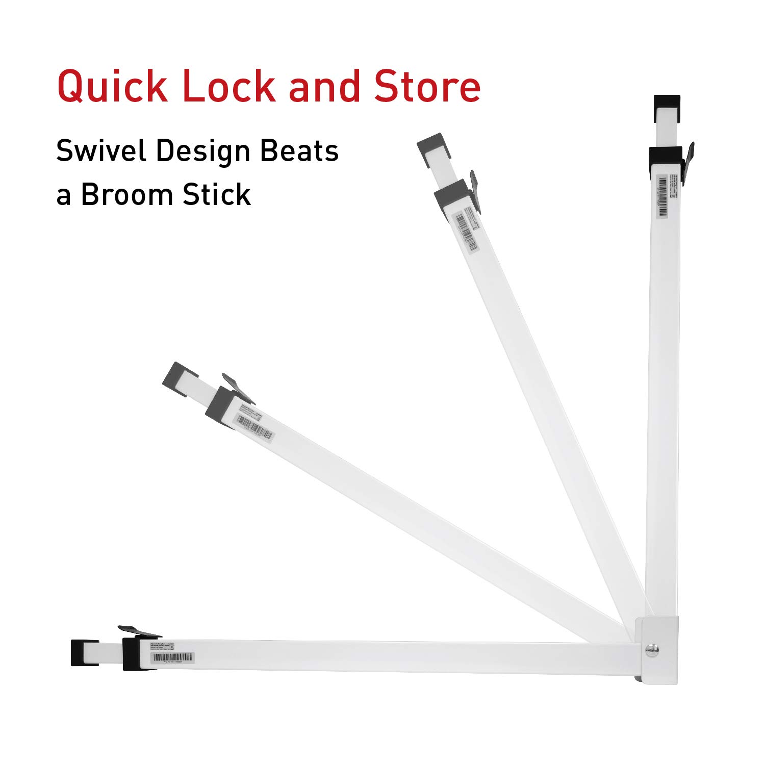 SecurityMan Sliding Door Security Bar Dual Use as Patio Door Security